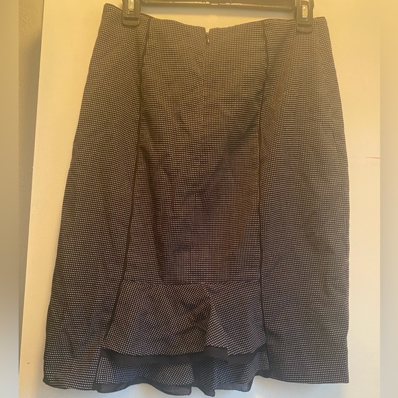 WHBM Black White Dot Skirt - Picture 3 of 5